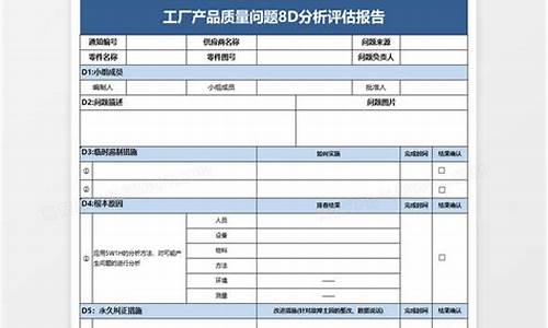 质量报告怎么写_质量分析报告