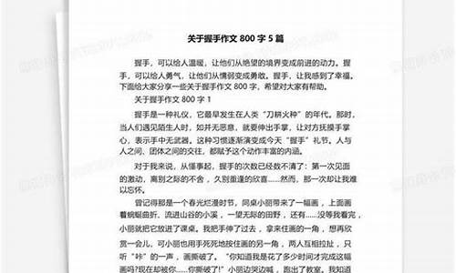 赛前握手作文怎么表达_赛前握手作文怎么表达出来